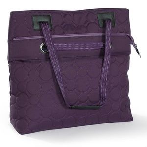 Thirty-One Vary You Versatile bag in Plum Quilted